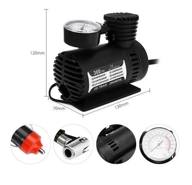 Miniatura 3 de Mini compresor de aire portatil 12V